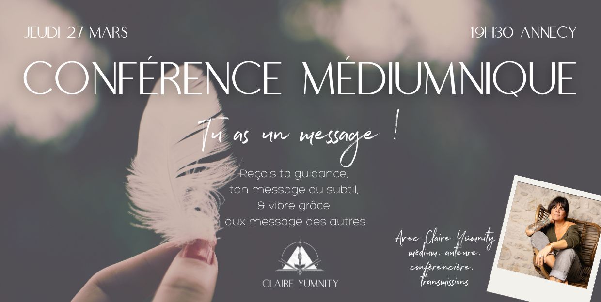 conference mediumnique annecy